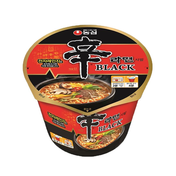 농심 신블랙 큰컵 101G NONGSHIM My Shin den bat