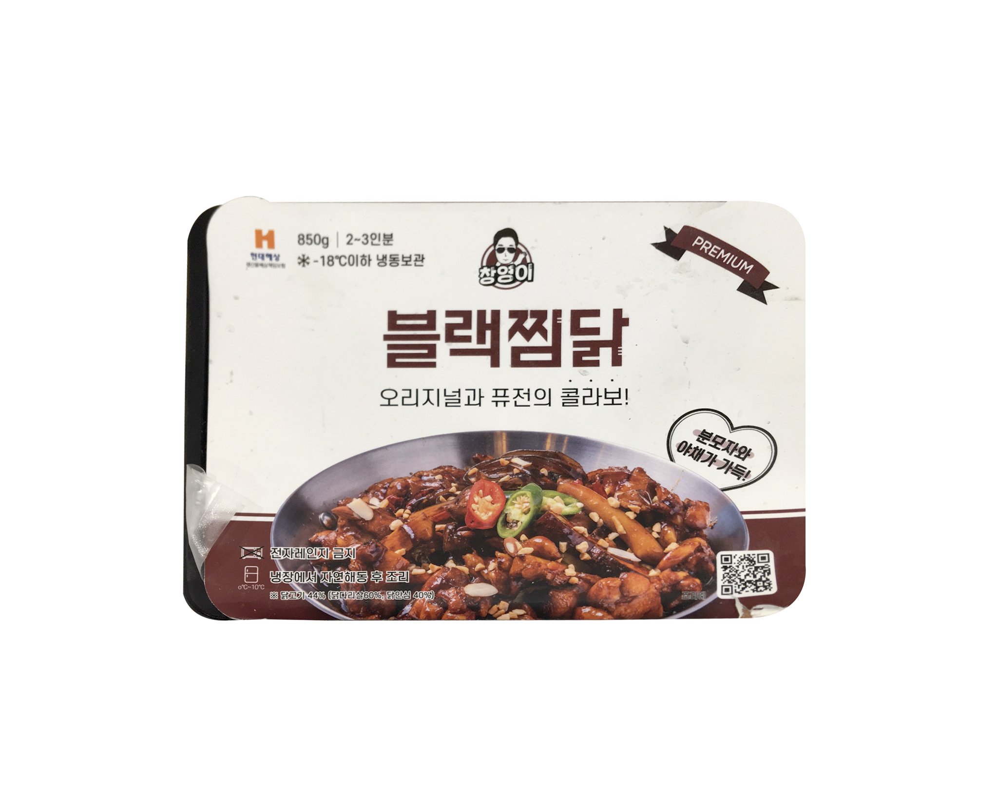 창영이 블랙찜닭 850G Ga ham
