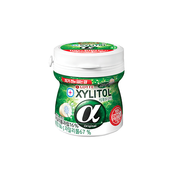 롯데 자일리톨 오리지날 알파 86G LOTTE Keo Xilytol Alpha