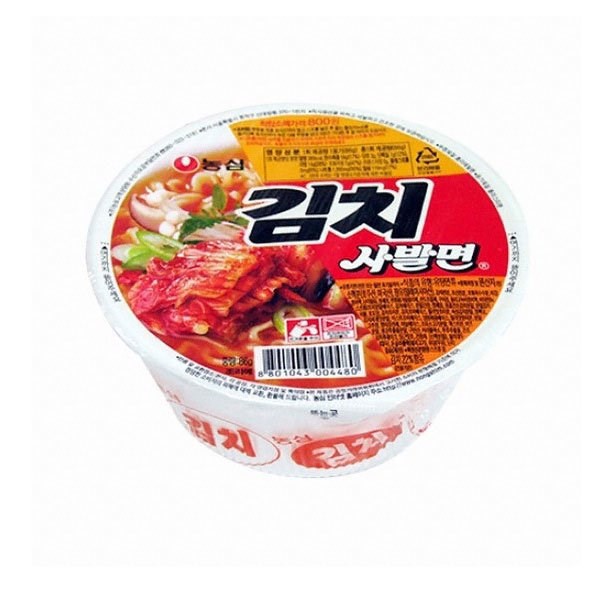 농심 김치 사발면 86g NONGSHIM My Kimchi bat