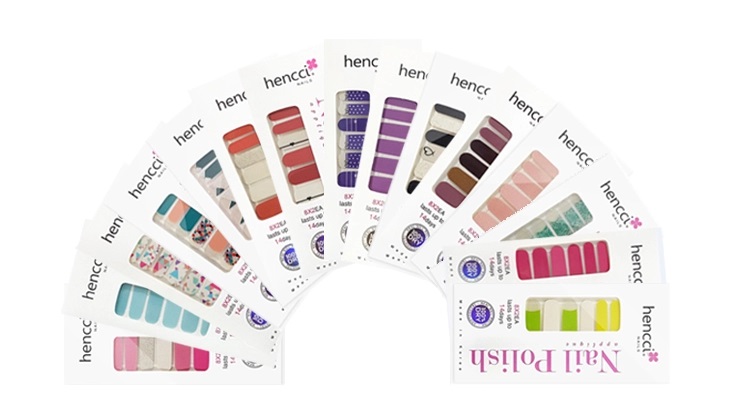 핸찌네일폴리시 드라이 매니큐어 8*2개입 Hencci Mong tay dan Dry Manicure