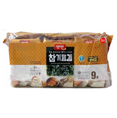 동원 양반 참기름김 식탁김 10매 9봉 DONGWON La kim dau me