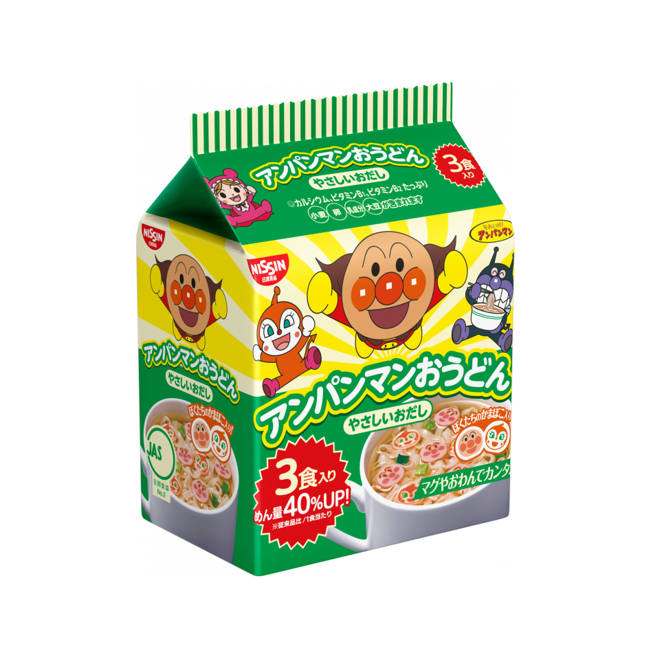 일본 닛신 호빵맨 우동 90Gg Nissin Mi chu he vi dashi truyen thong Anpanman Udon Noodle