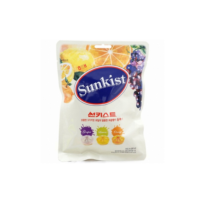 해태 썬키스트 사탕 95G HAITAI SUNKIST Keo trai cay
