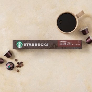 스위스 네스프레소 스타벅스 이탈리안스타일 로스트 5.6g*10개입 NESPRESSO Ca phe may Starbucks Italian style Roast