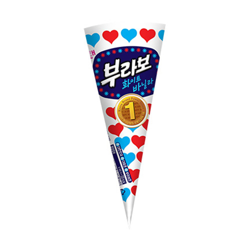 해태 부라보 화이트 바닐라 140ml HAITAI Oc que Vanilla