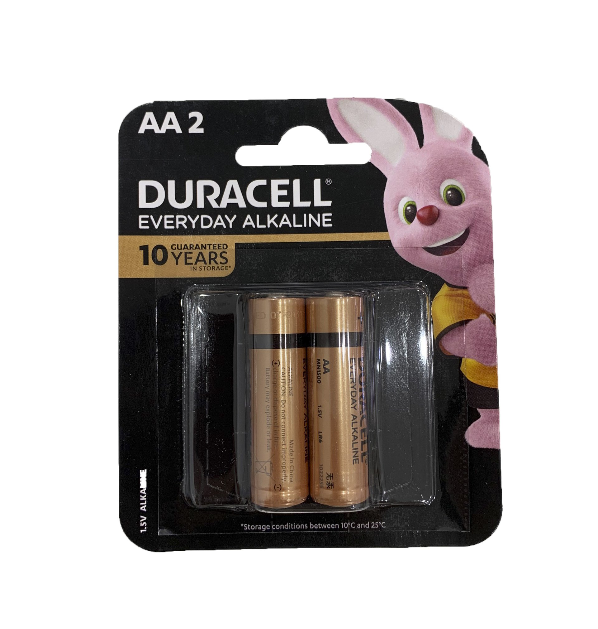 듀라셀 알카라인 건전지 AA 2개입 Duracell everyday alkaline AA2