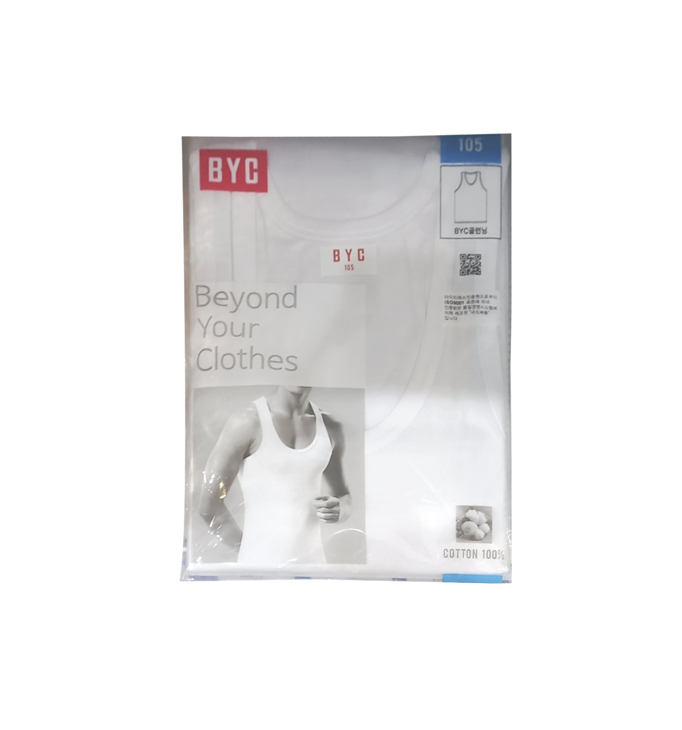 BYC 면100% 일반 런닝 남성용 105 BYC Ao thun lot nam 100% cotton size 105