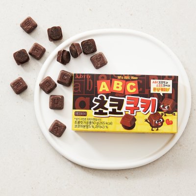 롯데 ABC 초코쿠키 50g LOTTE  ABC Choco Cookie Cookie 50g