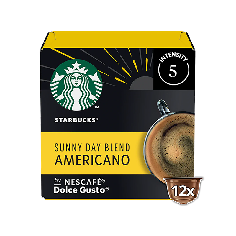 돌체 구스토 스타벅스 써니데이 블렌드 8.3G*12개입 NESCAFE Dolce Gusto Ca phe may Sunny day blend