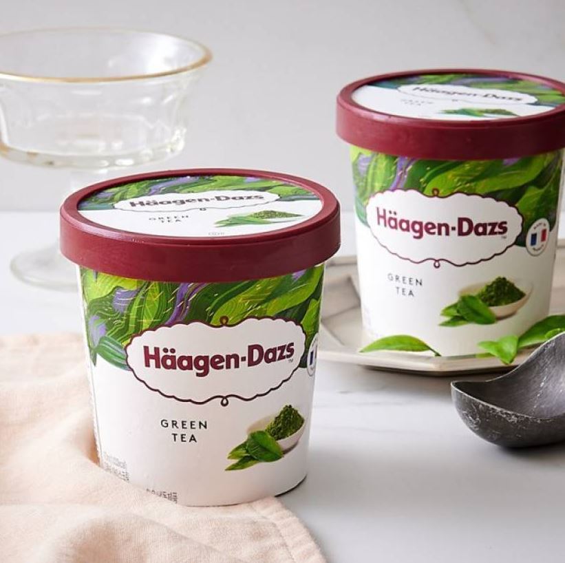 프랑스 하겐다즈 녹차 473ml HAAGEN-DAZS Kem tra xanh hop