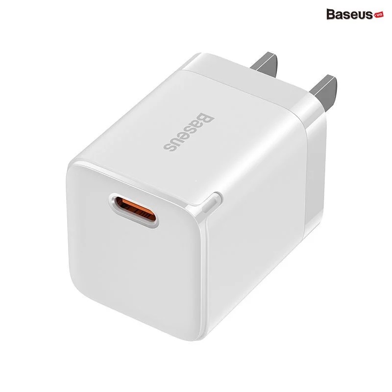 베이스어스 고속 충전기 (화이트) GaN 30W BASEUS Sac nhanh GaN 3 30W (white)
