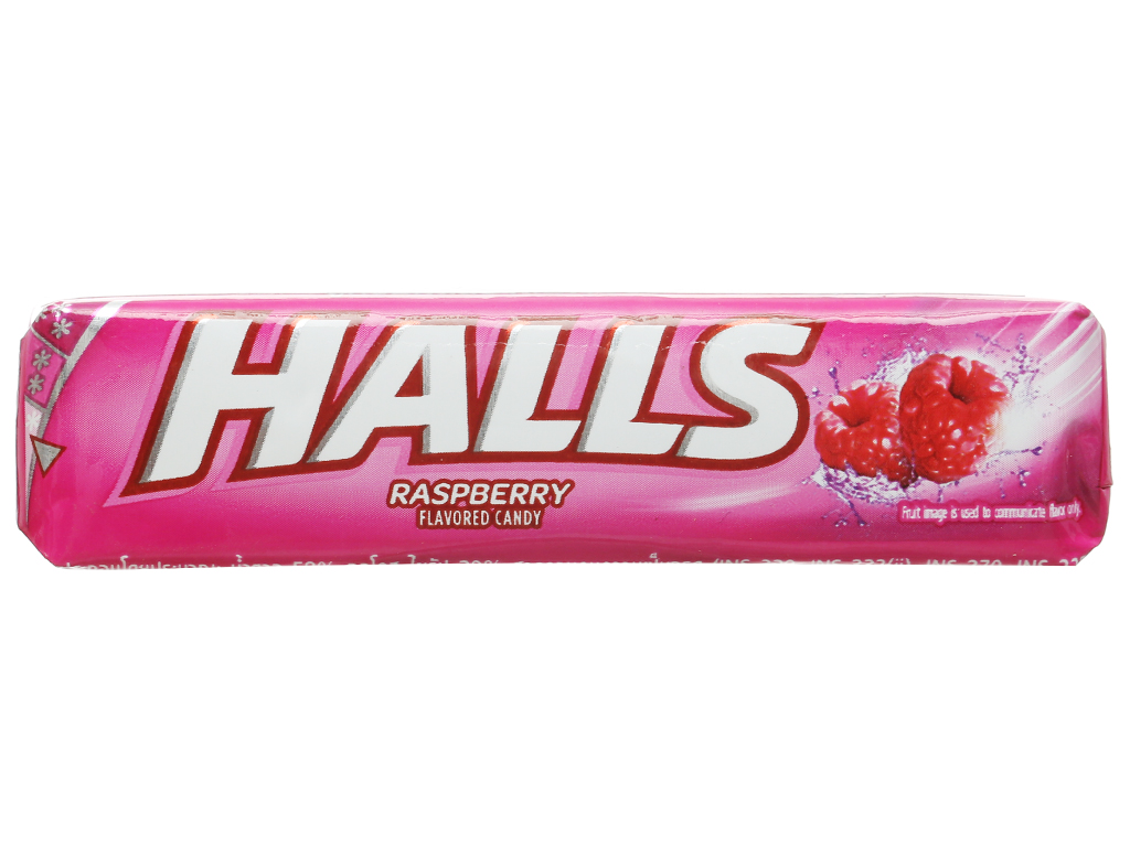 호올스 라스베리 캔디 HALLS Keo ngam vi mam xoi 9 vien
