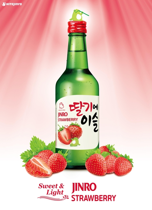 하이트진로 딸기에 이슬 360ml HITEJINRO Chamisul dau