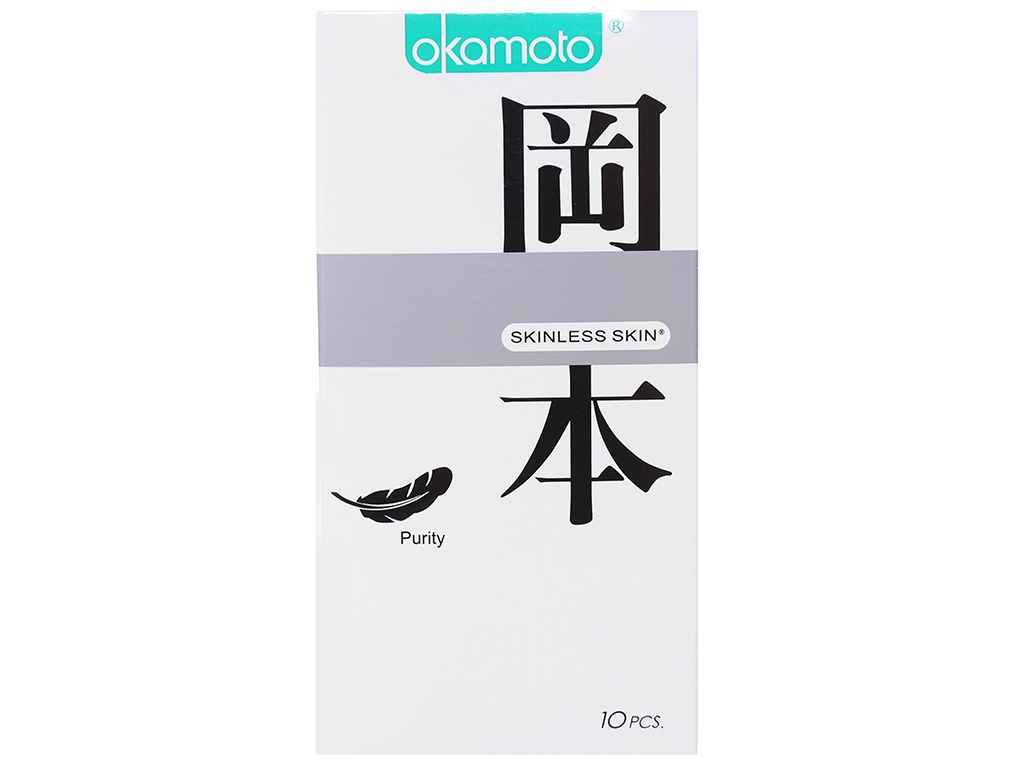 오카모토 스킨레스 퓨리티 중 0.05mm 10개입 OKAMOTO Skinless Skin Purity 10pc