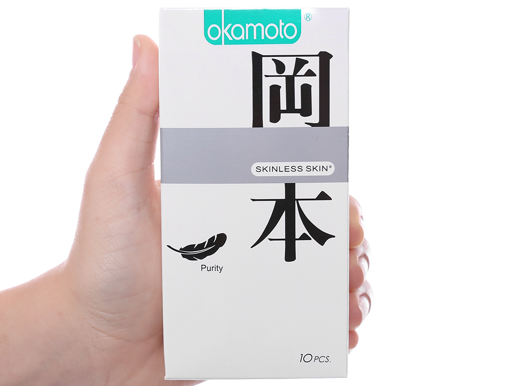 오카모토 스킨레스 퓨리티 중 0.05mm 10개입 OKAMOTO Skinless Skin Purity 10pc