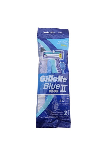질레트 블루 II 플러스 일회용 2개입 P&G GILLETTE Dao cao blue II goi 2