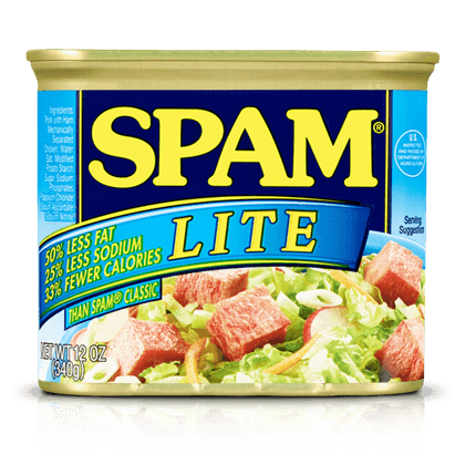 미국 호멜 스팸 라이트 340g Thit hop Hormel Spam Lite