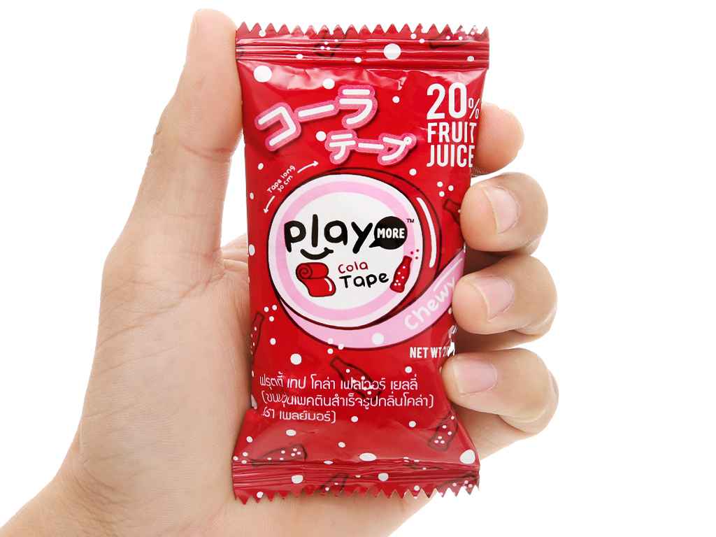 태국 플레이 모어 콜라맛 젤리롤 21G PLAYMORE Keo deo cuon vi cola
