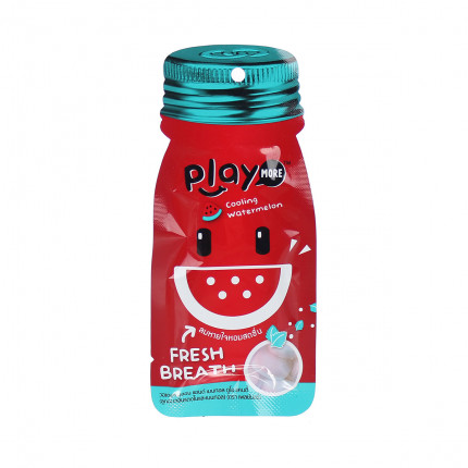 태국 플레이 모어 수박 캔디 팩 12G PLAYMORE Keo the vi dua hau goi