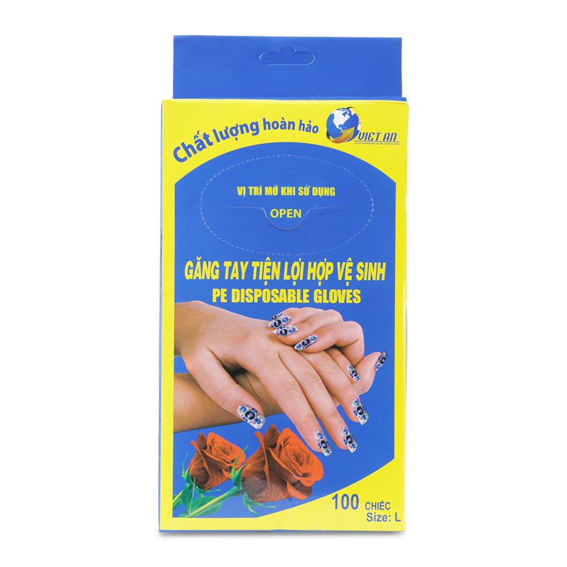 장갑 L 사이즈 100개입 TREXANH Gang tay VIETAN BRAND size L - 100 cai