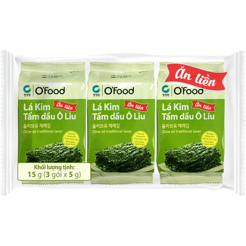 청정원 오푸드 올리브유 재래김 CJW Ofood La kim tam dau olive