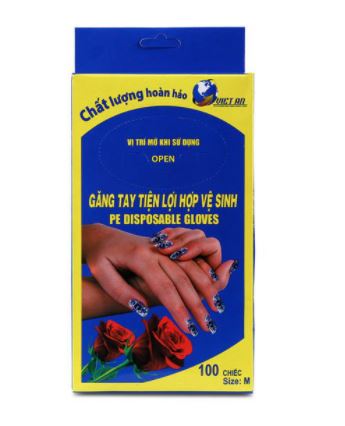장갑 M 사이즈 100개입 TREXANH Gang tay VIETAN BRAND size M - 100 cai