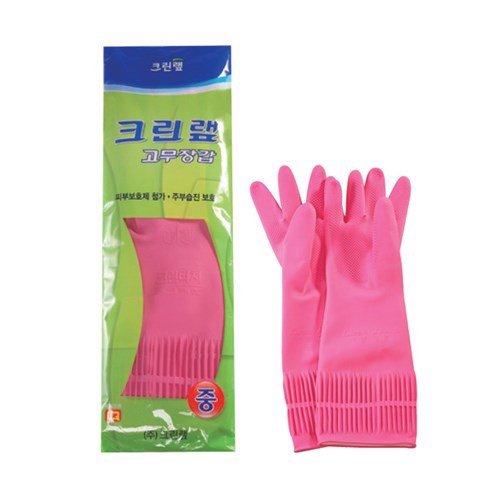 크린랲 크린고무장갑 중 M Gang tay cao su