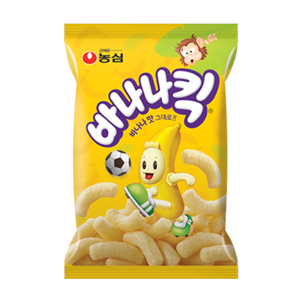 농심 바나나킥 75g NONGSHIM Snack chuoi