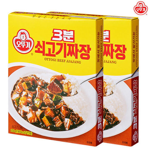 오뚜기 3분 쇠고기 짜장 200g OTTOGI Tuong den thit bo