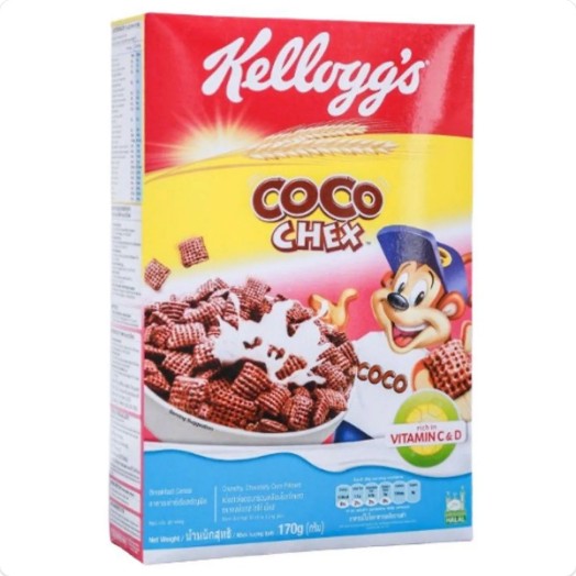 태국 켈로그 초코 첵스 170g Ngu coc  KELLOGGS COCO CHEX