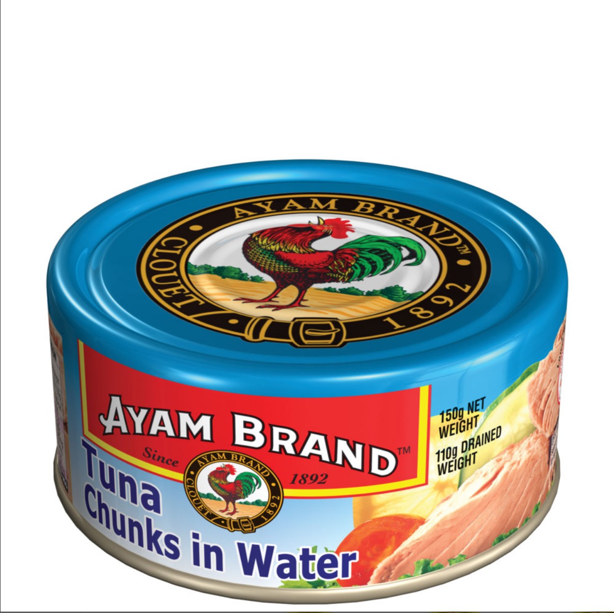 말레이시아 아얌 브랜드 통참치 150g AYAM BRAND Ca ngu khuc ngam nuoc