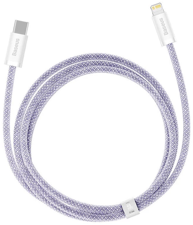 베이스어스 고속 충전 케이블 Dynamic 2 series C to iPhone 20W 보라색 BASEUS Cap sac nhanh Dynamic 2 series Type C to iP 20W 1m mau tim