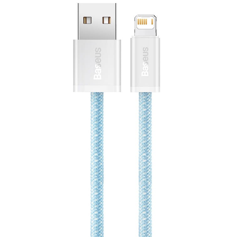 베이스어스 고속 충전기 케이블 USB to iPhone 20W 1m BASEUS Sac nhanh USB to IP ( mau xanh)