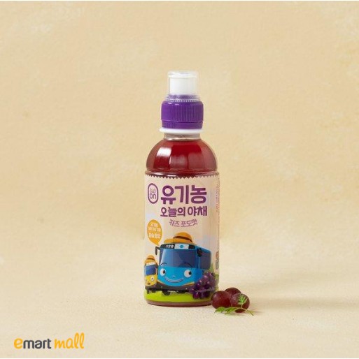 HY 유기농 오늘의 야채  키즈 포도맛 220ml Nuoc uong huu co cho be vi nho