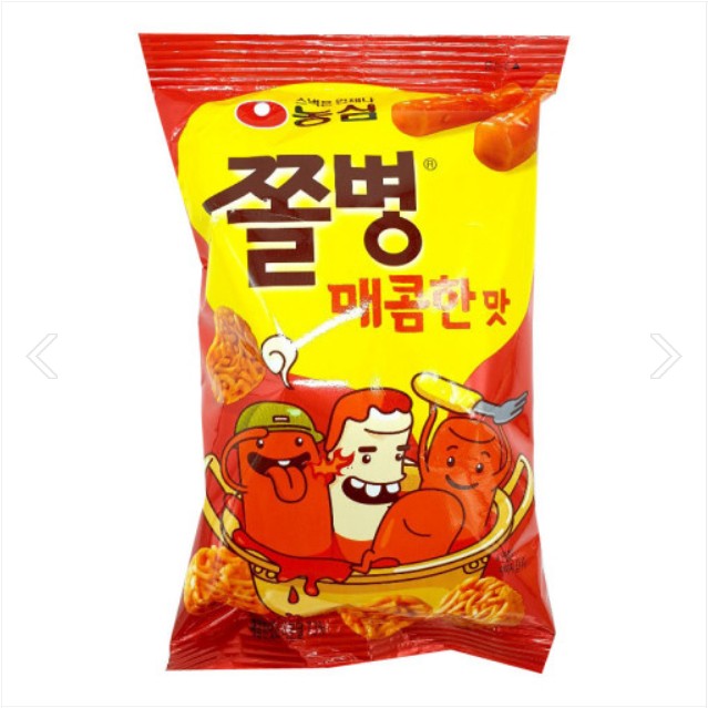 농심 쫄병 매콤한맛 82g NONGSHIM Snack my tom vi tteokbokki