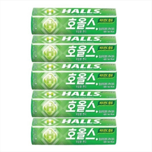 호올스 라임향 캔디 27,9g Halls keo ngam tri ho vi chanh