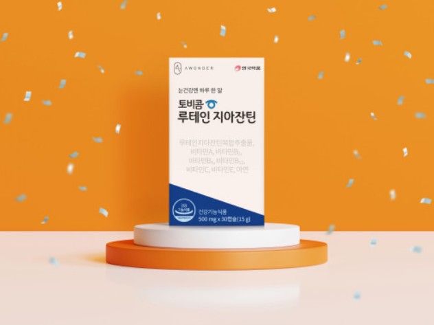 안국약품 토비콤 루테인 지아잔틴 15g (500mg x 30캡슐) Thuc pham chuc nang bo mat
