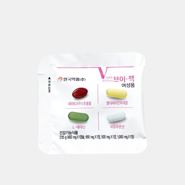 안국약품 브이 팩 여성용 76.5g 30포 Thuc pham chuc nang vien uong vitamin tong hop va khoang chat danh cho nu