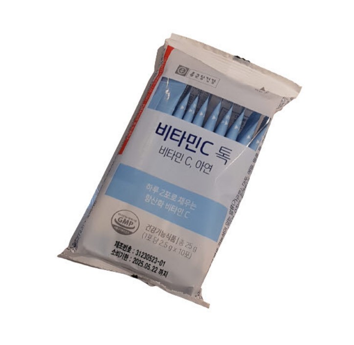 종근당건강 비타민C톡 분말 2.5g x10포 Thuc pham bo sung vitamin C