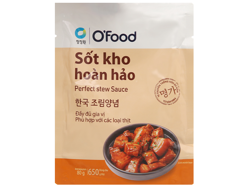 청정원 오푸드 조림양념 80G CJW Ofood sot kho hoan hao
