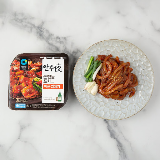 청정원 논현동 포차스타일 매운껍데기 180g CJW Da lon uop gia vi