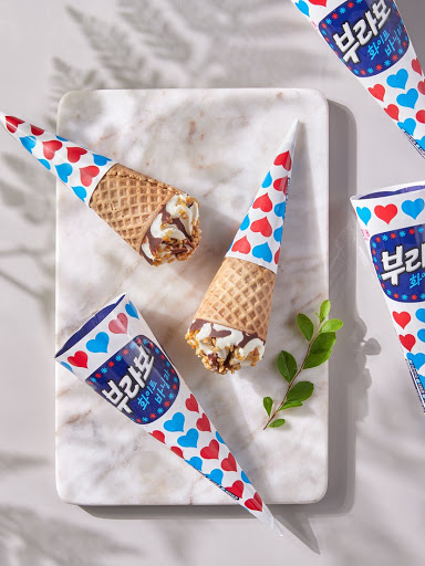 해태 부라보 화이트 바닐라 140ml HAITAI Oc que Vanilla