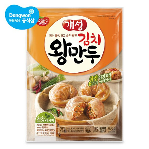 동원 개성 김치왕만두 630G DW Ha cao Wang Kimchi