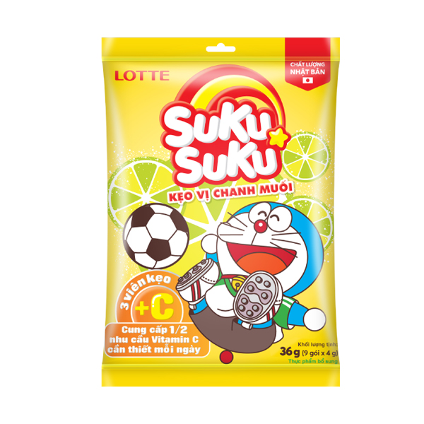 롯데 솔트 레몬 캔디 120G LOTTE Keo chanh muoi