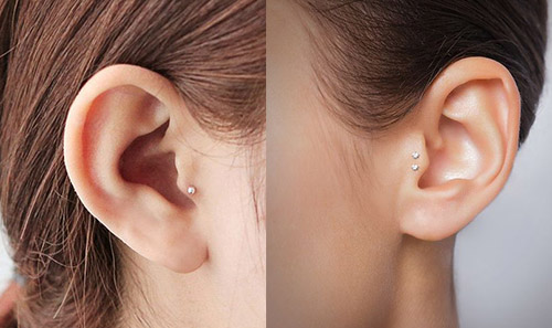 Xỏ khuyên tai nữ đẹp nhất