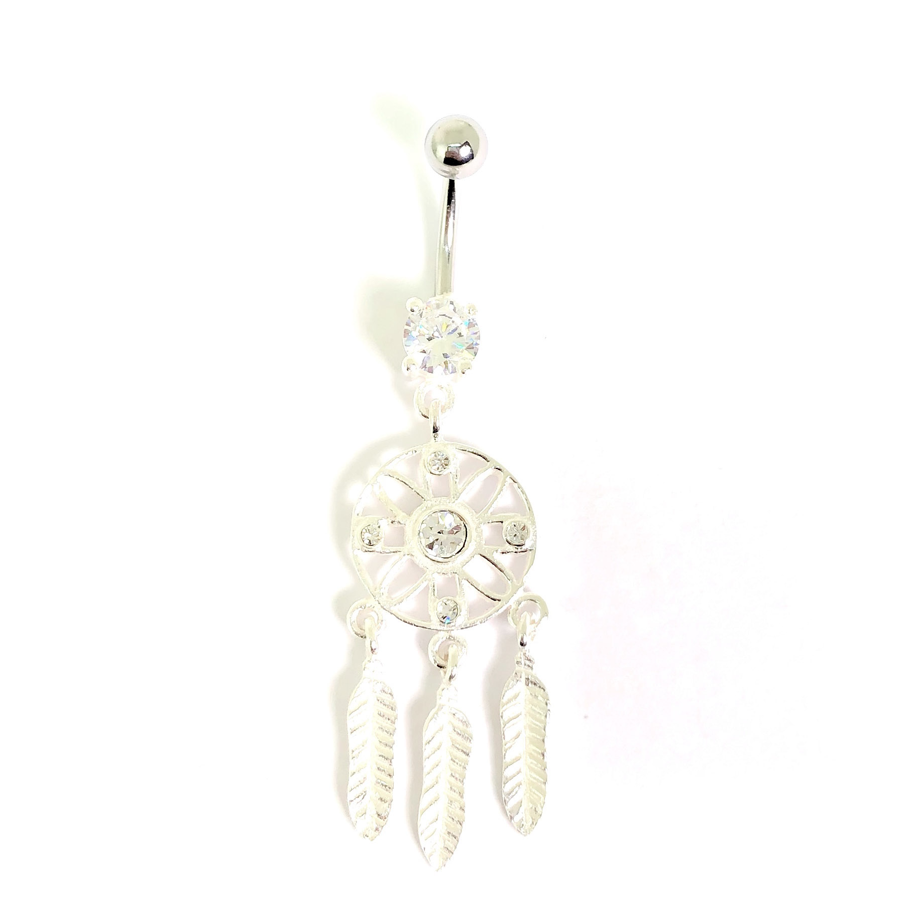 Khuyên Rốn Bạc 0069