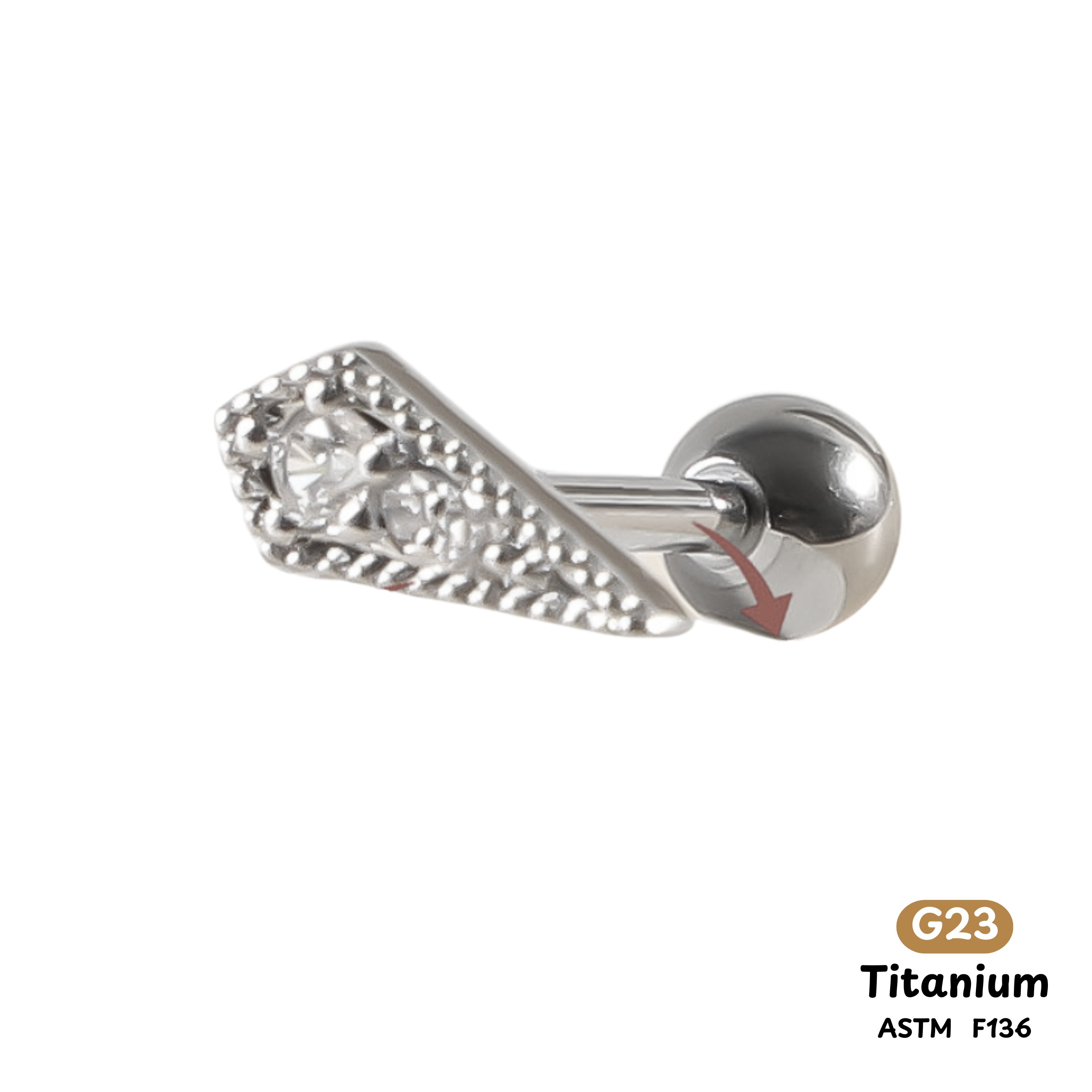 Khuyên Tai Titanium 0031