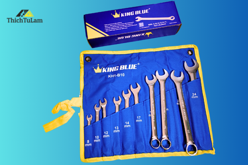 Bộ cờ lê Kingblue KH1-B10 - Công cụ cơ khí tuyệt vời cho thợ sửa chữa