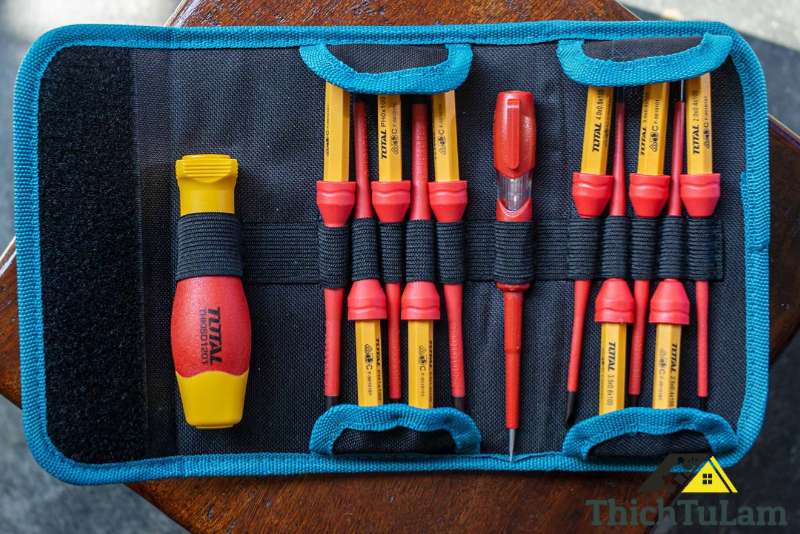 Đánh giá bộ vít cách điện 1000v của thương hiệu Total